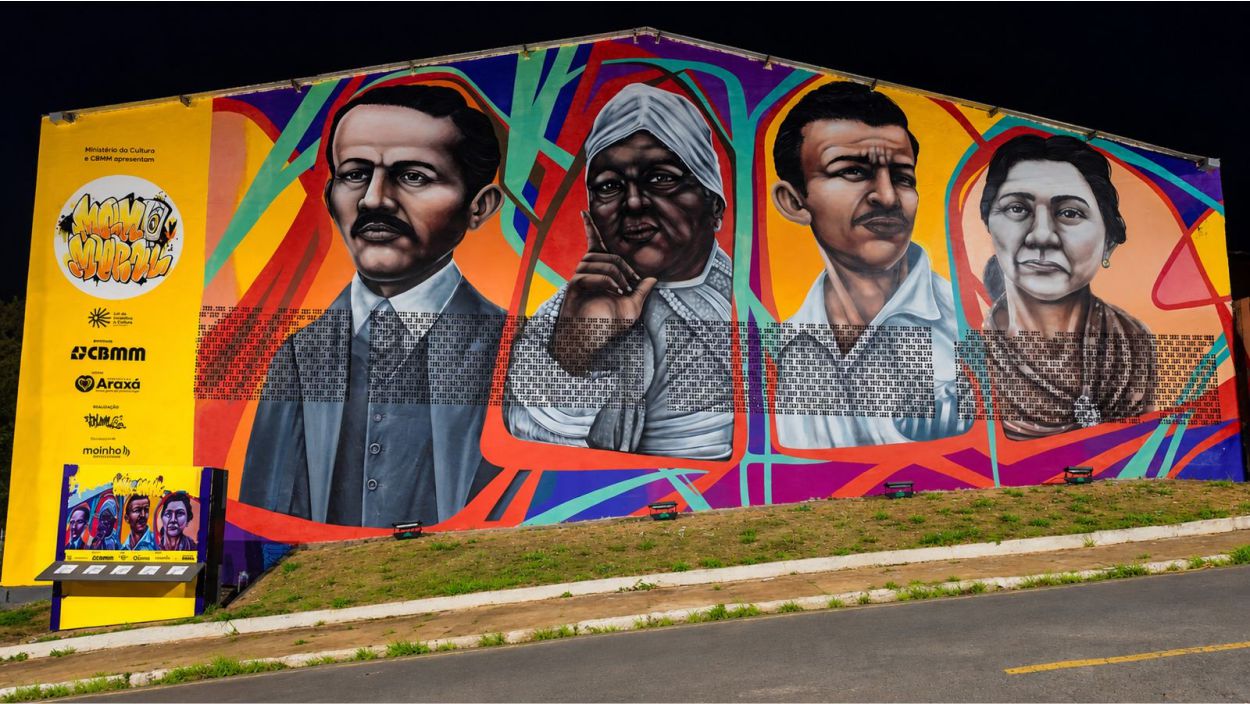 Projeto Memomural transforma ginásios poliesportivos de Araxá em galerias de arte em grafite
