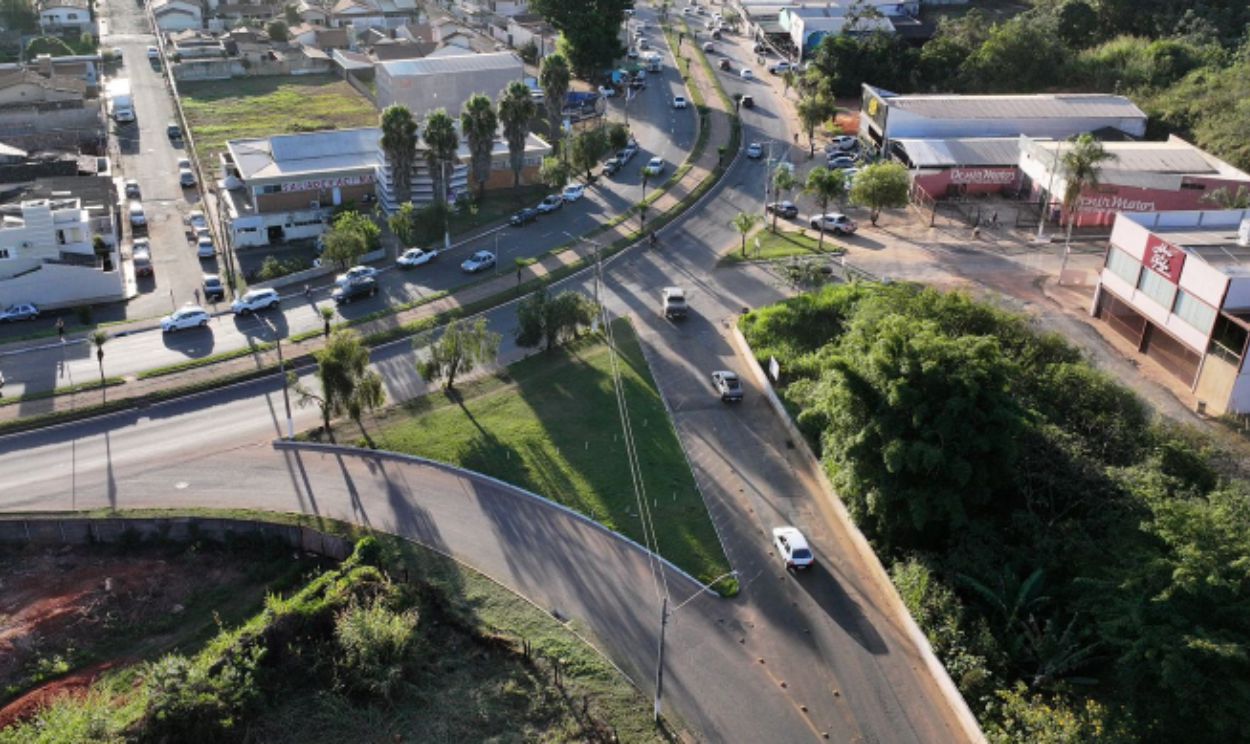 Obras no trânsito em Araxá